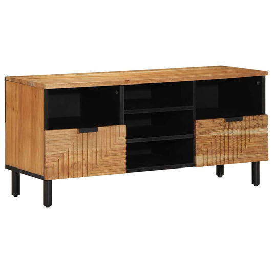 TV Cabinet Solid Acacia Wood 100 x 33 x 46 cm Solid Acacia Wood