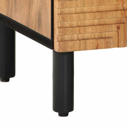 Bathroom Sink Cabinet Brown 62 x 33 x 58 cm Solid Mango Wood