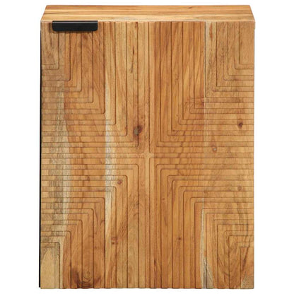 Bathroom Hanging Cabinet Brown 38 x 33 x 48 cm Solid Mango Wood
