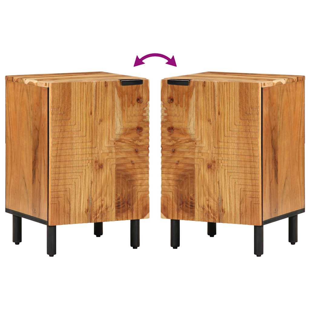 Bathroom Sink Cabinet Solid Acacia Wood Engineered wood