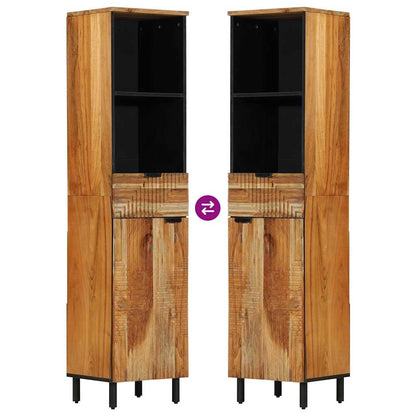 Bathroom Cabinet Brown 38 x 33 x 160 cm Solid Mango Wood