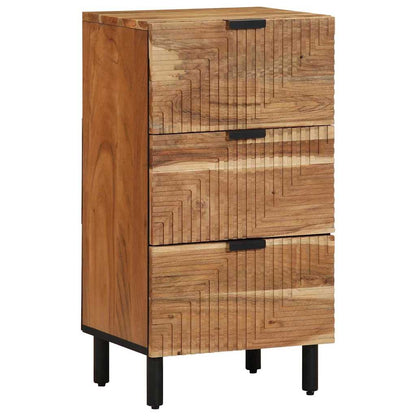 Sideboard Natural 40 x 33.5 x 75 cm Solid Acacia Wood