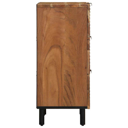 Sideboard Natural 40 x 33.5 x 75 cm Solid Acacia Wood