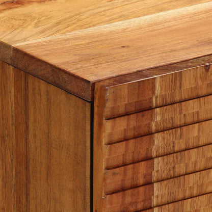 Sideboard with Shelf Brown 60 x 33 x 75 cm Solid Mango Wood