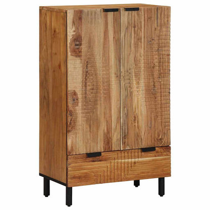 Highboard with Drawer Brown 60 x 33 x 100 cm Solid Mango Wood