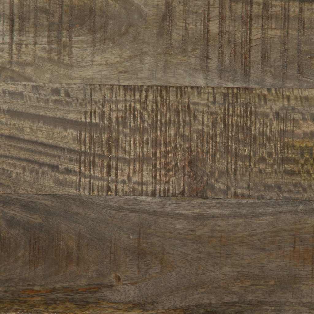 TV Cabinet Black 80x33x46 cm Solid Wood Mango