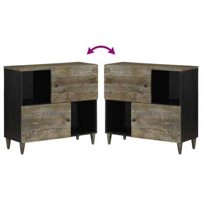 Sideboard 80x33x75 cm Solid Wood Mango