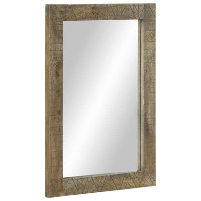 Bathroom Mirror 50x2,5x70 cm Solid Wood Mango