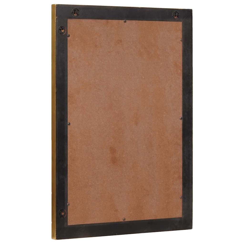 Bathroom Mirror Wall-mounted with Mirror Gold 50 x 2.5 x 70 cm