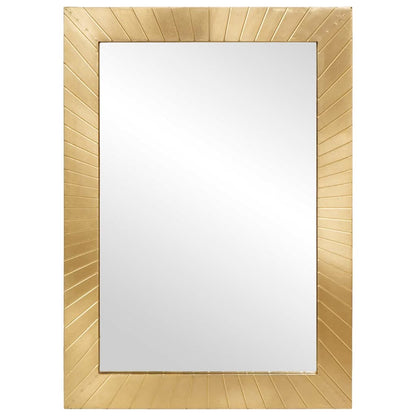 Bathroom Mirror Wall-mounted with Mirror Gold 50 x 2.5 x 70 cm