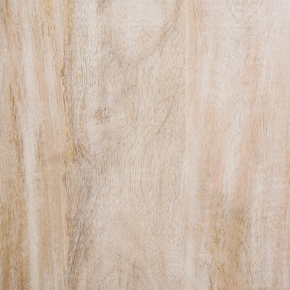 TV Cabinet White Wash Finish 80 x 33 x 46 cm Solid Mango Wood