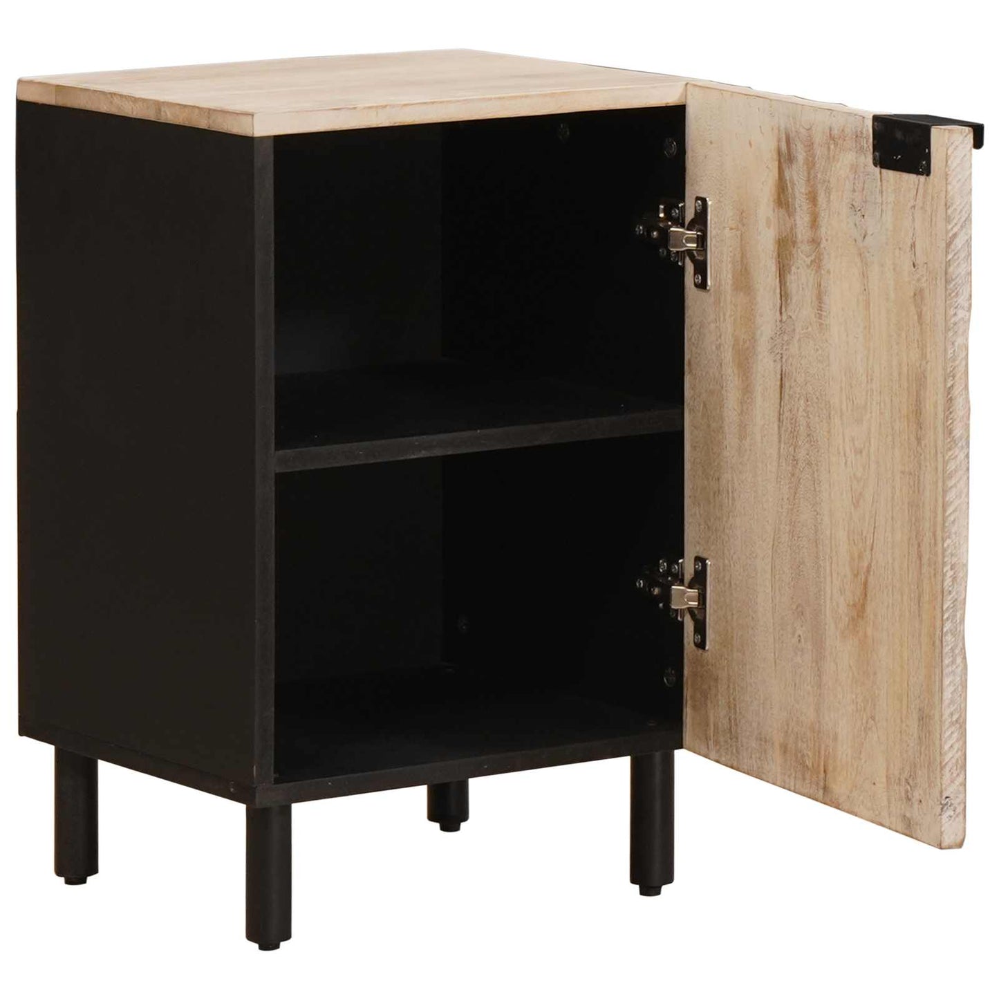 Bathroom Cabinet White 38 x 33 x 58 cm Solid Mango Wood