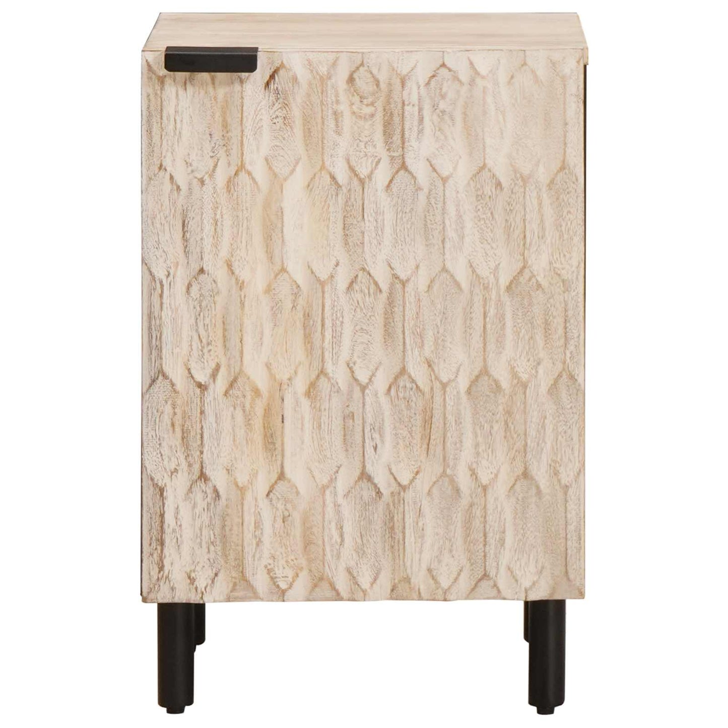 Bathroom Cabinet White 38 x 33 x 58 cm Solid Mango Wood