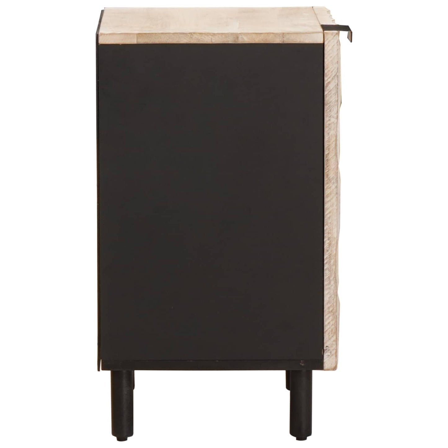 Bathroom Cabinet White 38 x 33 x 58 cm Solid Mango Wood
