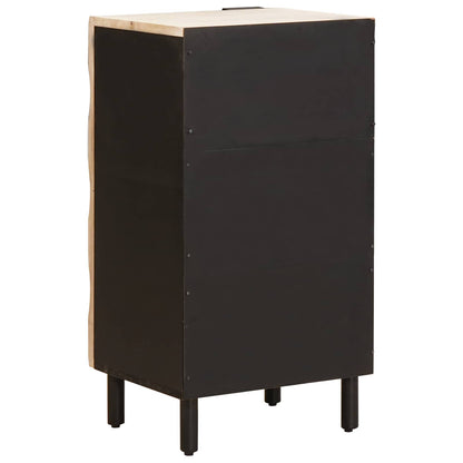 Sideboard White Wash Finish 40 x 33 x 75 cm Solid Mango Wood