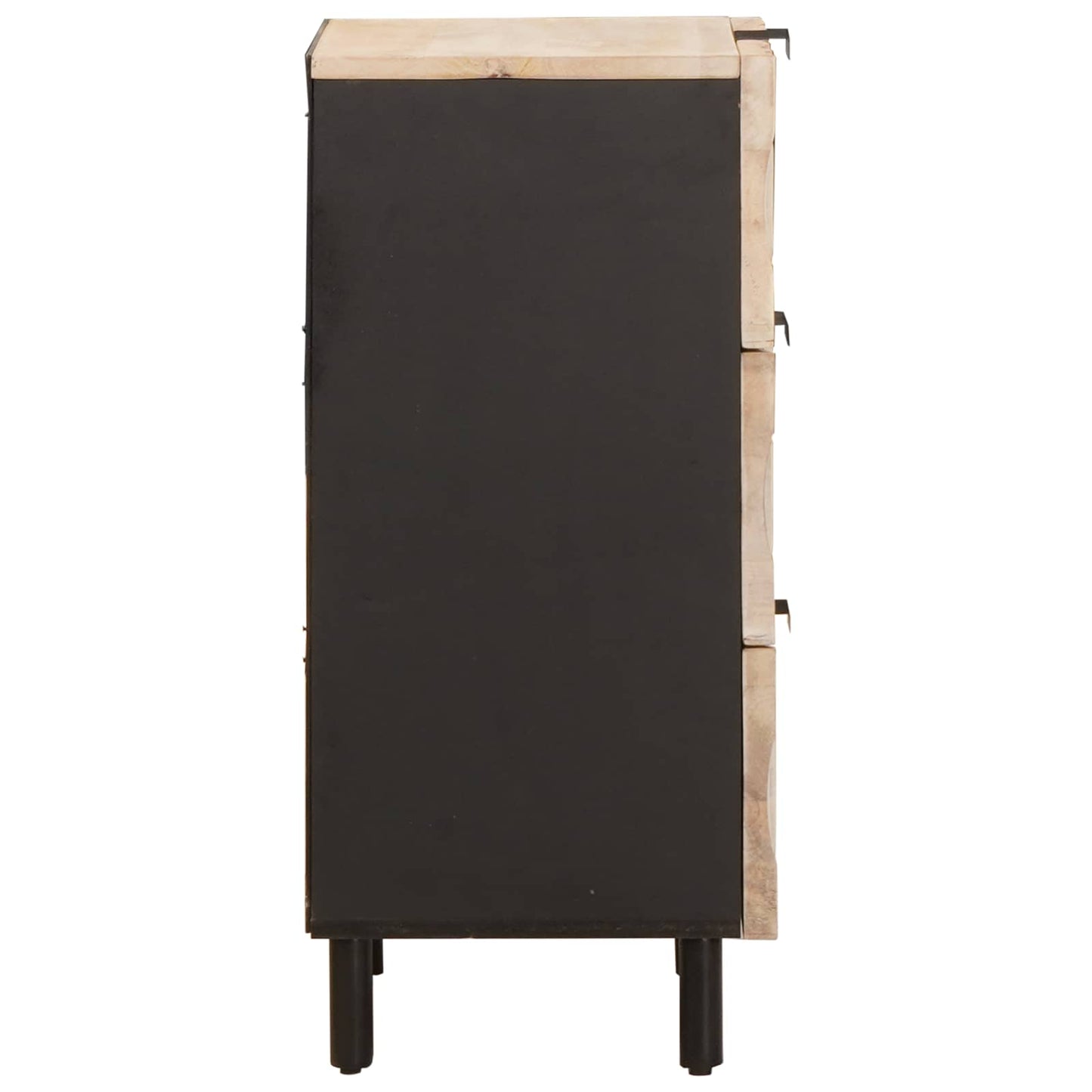 Sideboard White Wash Finish 40 x 33 x 75 cm Solid Mango Wood