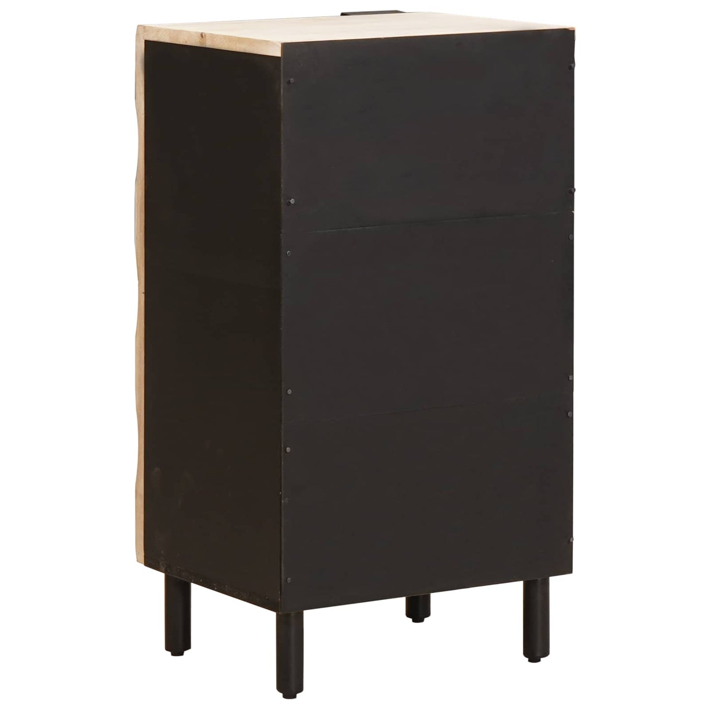 Sideboard White Wash Finish 40 x 33 x 75 cm Solid Mango Wood
