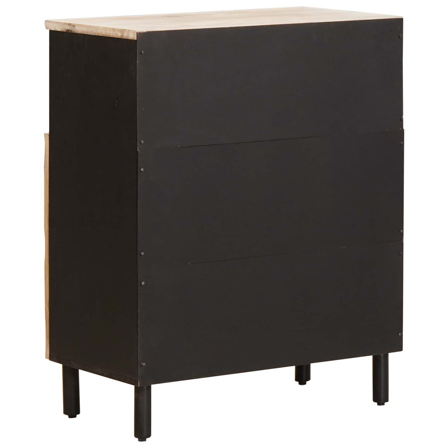 Sideboard White Wash Finish 60 x 33 x 75 cm Solid Mango Wood