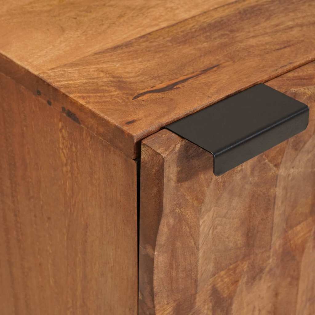 Bedside Cabinet Brown 40 x 33 x 46 cm Solid Mango Wood