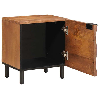 Bedside Cabinet Brown 40 x 33 x 46 cm Solid Mango Wood