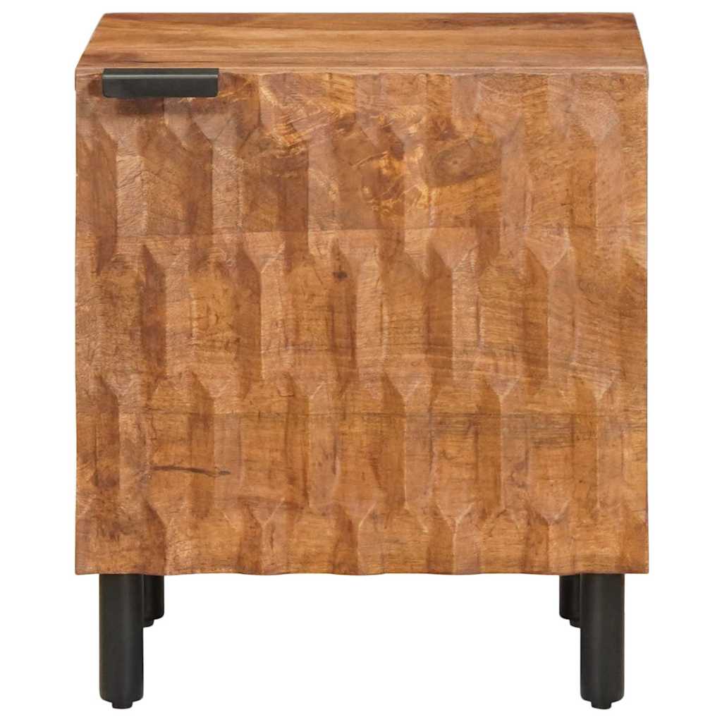 Bedside Cabinet Brown 40 x 33 x 46 cm Solid Mango Wood