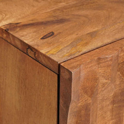 Bedside Cabinet Brown 40 x 33 x 46 cm Solid Mango Wood