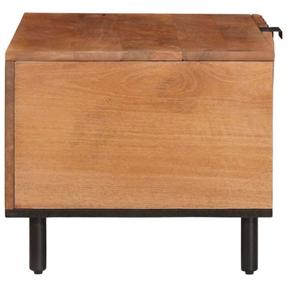 Coffee Table Brown 80 x 50 x 40 cm Solid Mango Wood