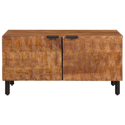 Coffee Table Brown 80 x 50 x 40 cm Solid Mango Wood