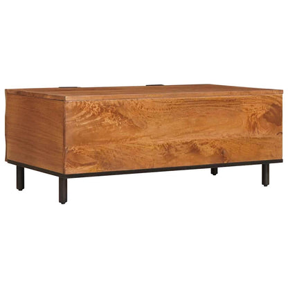 Coffee Table Brown 100 x 54 x 40 cm Solid Mango Wood