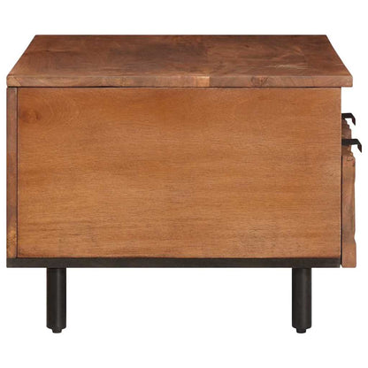Coffee Table with Drawer Brown 80 x 54 x 40 cm Solid Mango Wood