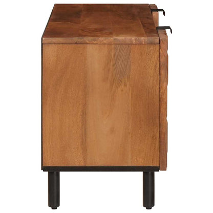 TV Cabinet with Drawer Acacia Brown Finish 105 x 33 x 46 cm