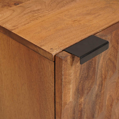 Bathroom Hanging Cabinet Brown 38 x 33 x 48 cm Solid Mango Wood