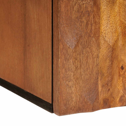 Bathroom Hanging Cabinet Brown 38 x 33 x 48 cm Solid Mango Wood