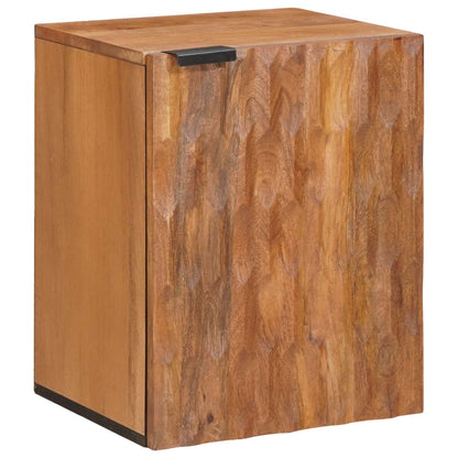 Bathroom Hanging Cabinet Brown 38 x 33 x 48 cm Solid Mango Wood
