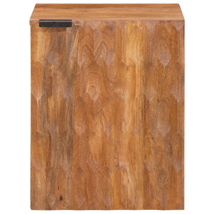 Bathroom Hanging Cabinet Brown 38 x 33 x 48 cm Solid Mango Wood