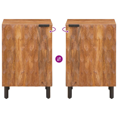 Bathroom Cabinet Brown 38 x 33 x 58 cm Solid Mango Wood