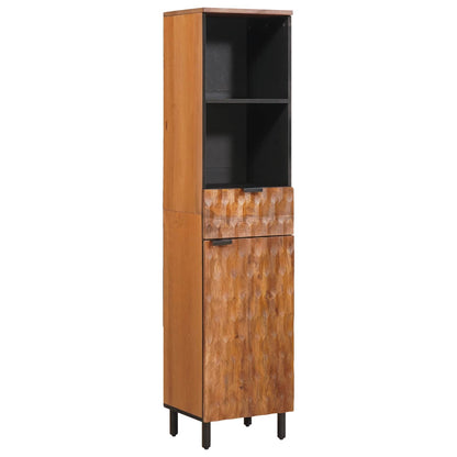 Bathroom Cabinet Brown 38 x 33 x 160 cm Solid Mango Wood