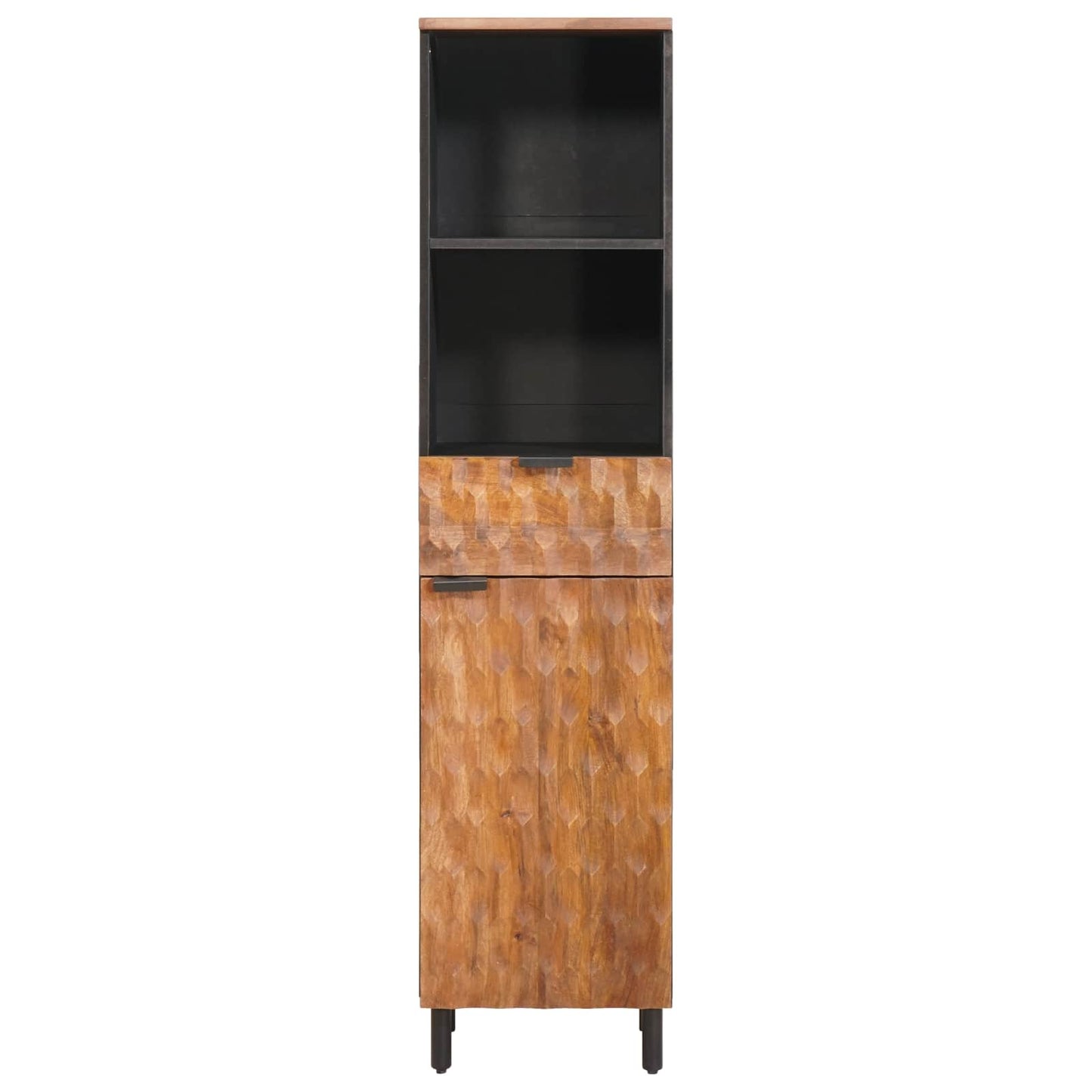 Bathroom Cabinet Brown 38 x 33 x 160 cm Solid Mango Wood