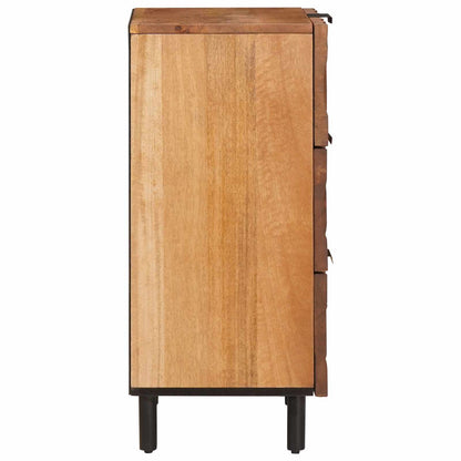 Sideboard Acacia Brown Finish 40 x 33 x 75 cm Solid Mango Wood