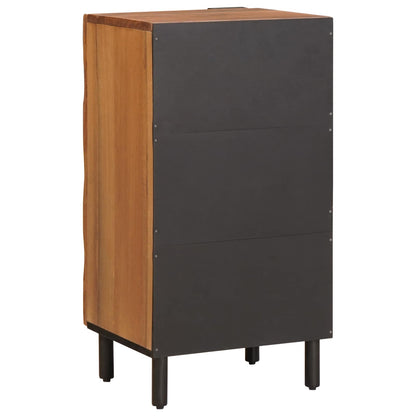 Sideboard Acacia Brown Finish 40 x 33 x 75 cm Solid Mango Wood