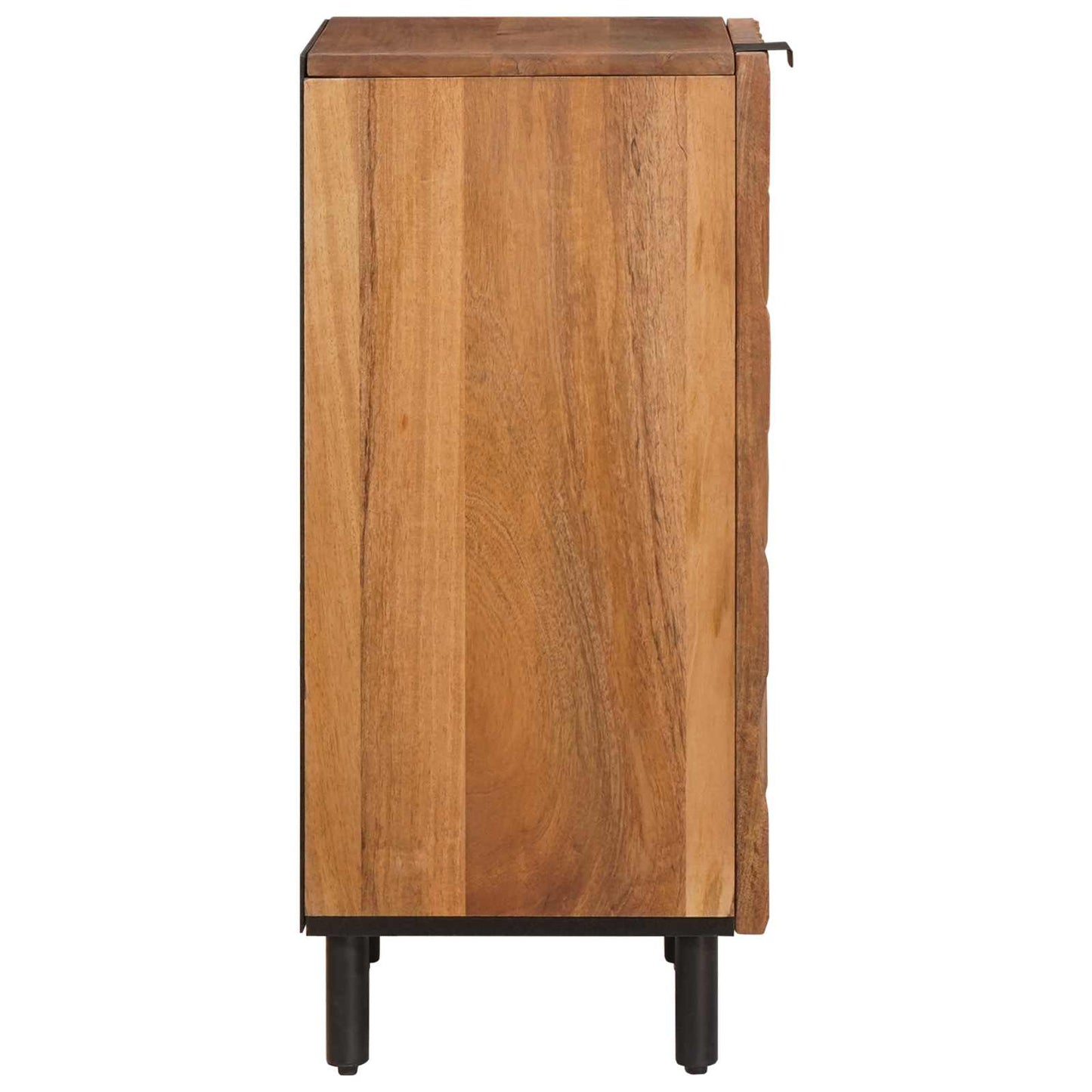 Sideboard Acacia Brown Finish 40 x 33 x 75 cm Solid Mango Wood