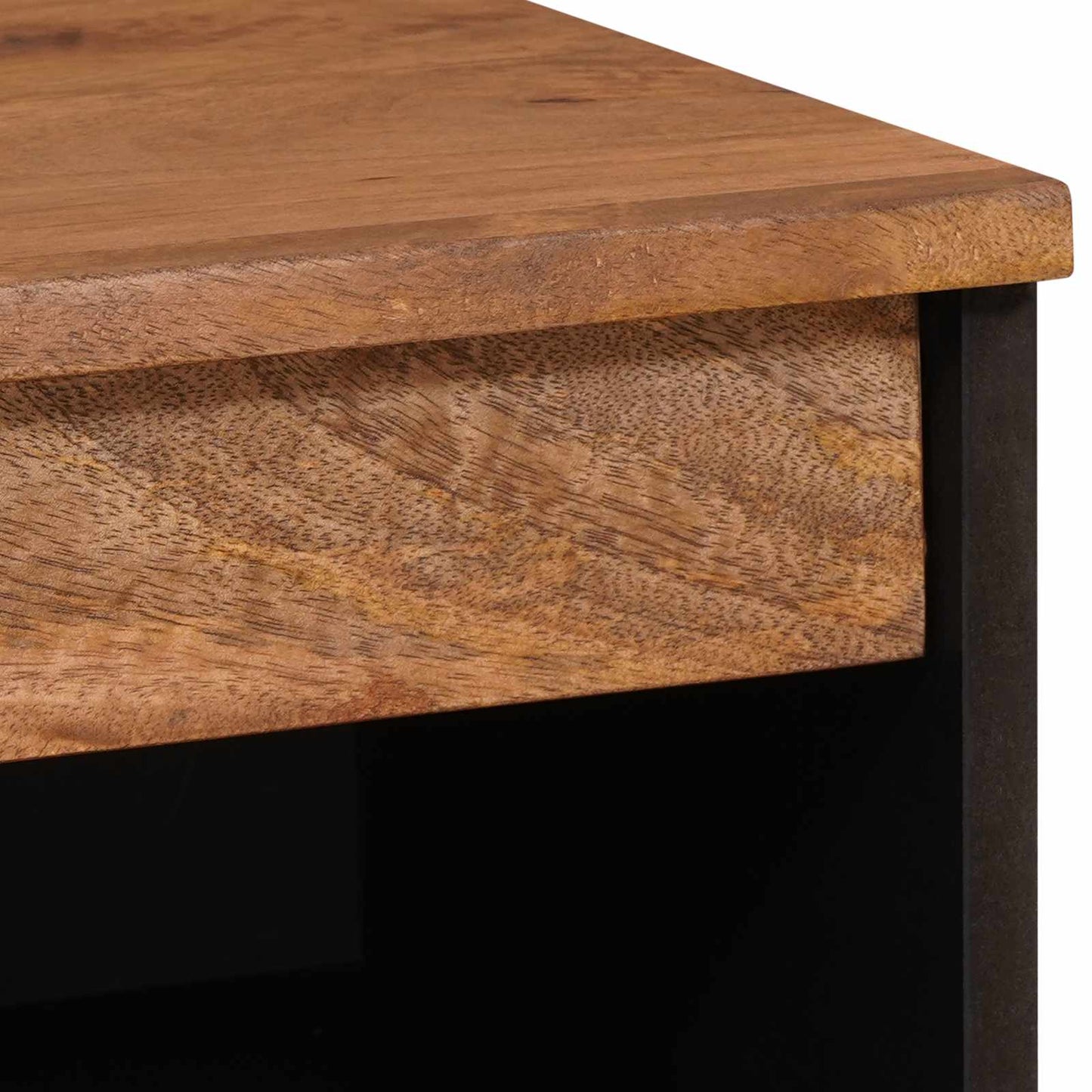 Sideboard Acacia Brown Finish 60 x 33 x 75 cm Solid Mango Wood