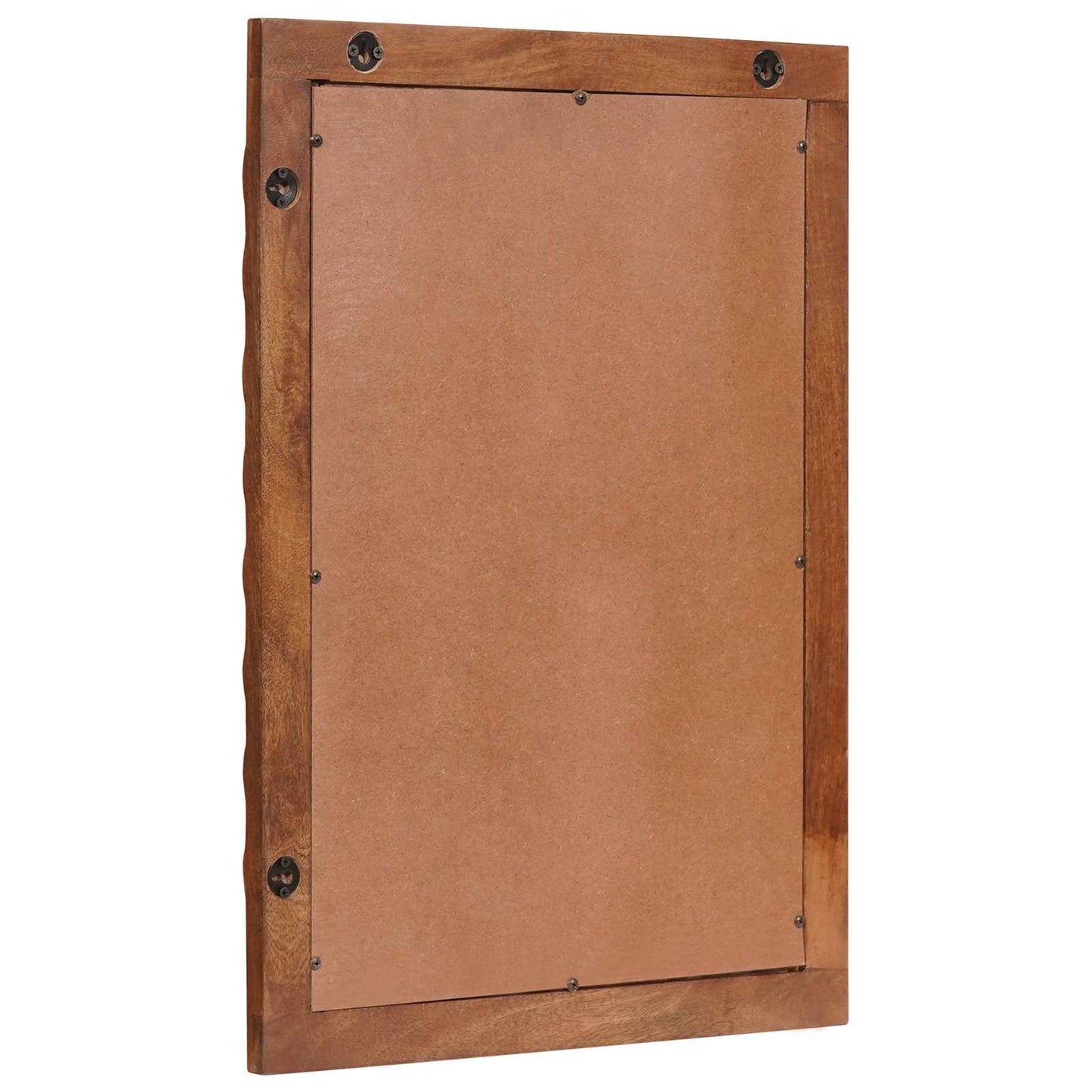 Bathroom Mirror Acacia Brown Finish 50 x 70 x 2.5 cm