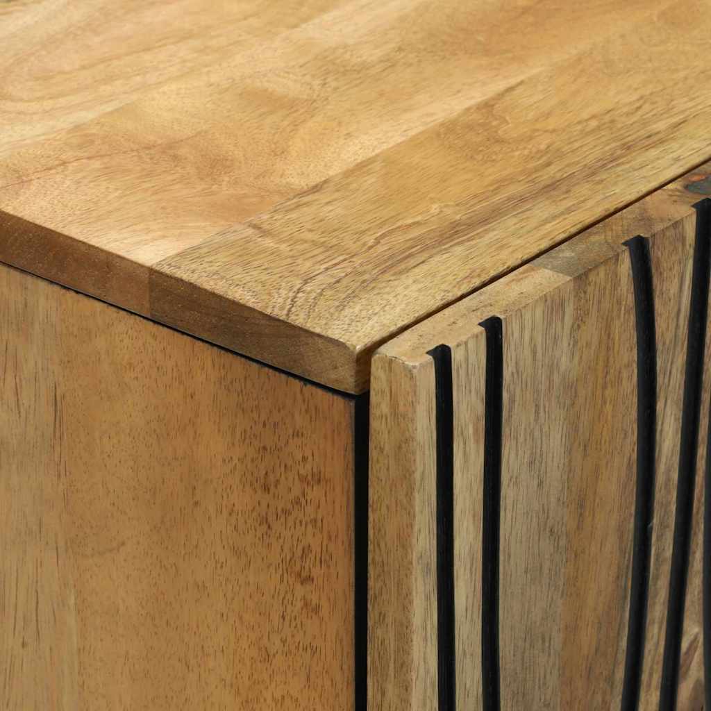 Sideboard Natural 60 x 33.5 x 75 cm Solid Mango Wood
