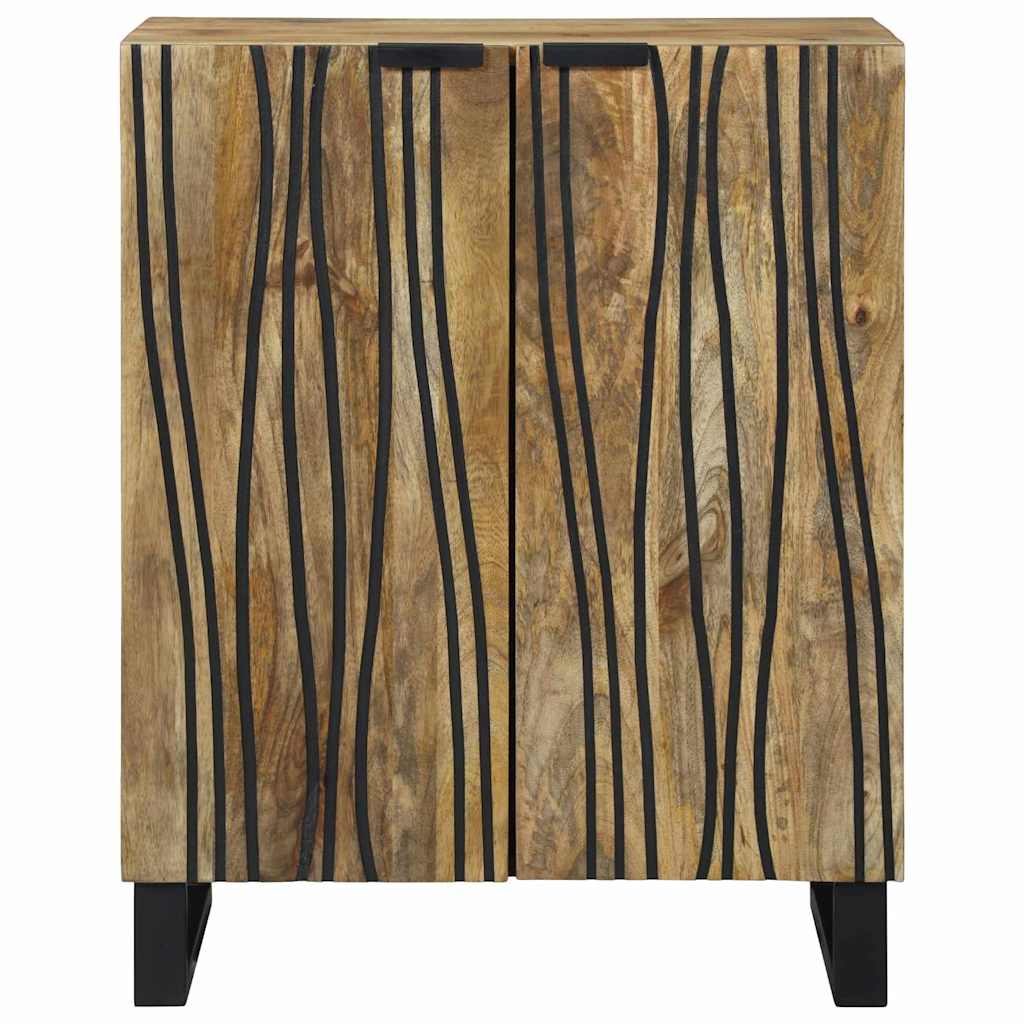 Sideboard Natural 60 x 33.5 x 75 cm Solid Mango Wood