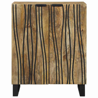 Sideboard Natural 60 x 33.5 x 75 cm Solid Mango Wood