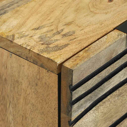 Sideboard with Drawer Brown 60 x 33.5 x 75 cm Solid Mango wood