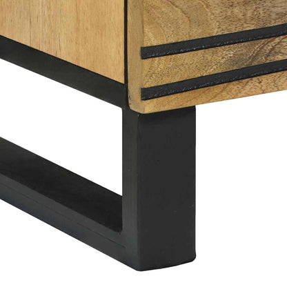 Sideboard with Drawer Brown 60 x 33.5 x 75 cm Solid Mango wood
