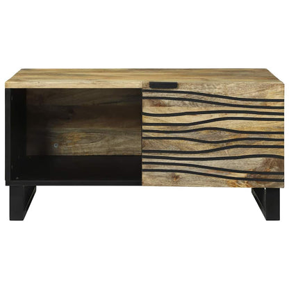 Coffee Table Natural 80 x 50 x 40 cm Engineered Wood