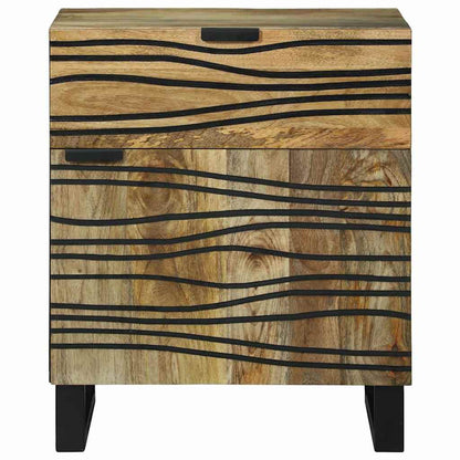 Bedside Cabinet Natural 50 x 33 x 60 cm Engineered Wood